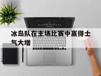 关于冰岛队在主场比赛中赢得士气大增的信息